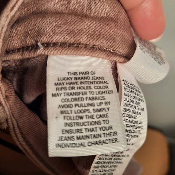 LUCKY BRAND Skinny Jeans Pink Women's Plus Size 14 - Picture 13 of 13